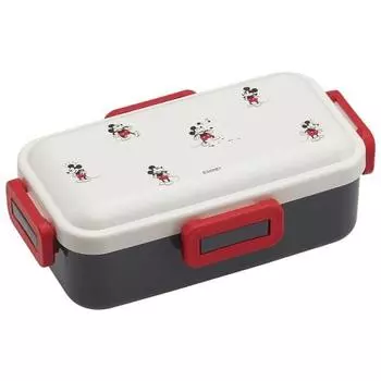 Skater Bento Box 530ml Antibacterial Fluffy Dome Lid For Women Made in Japan Disney Mickey Mouse PFLB6AG
