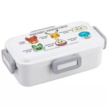 Skater Bento Box 530ml Antibacterial Fluffy Dome Lid For Women Made in Japan Pokemon Face PFLB6AG