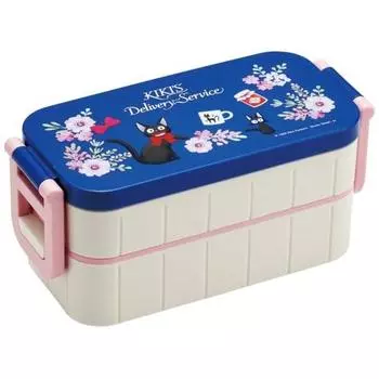 Skater Bento Box 600 мл антибактериальный 2 яруса для женщин Kiki s Delivery Service французский Ghibli Сделано в Японии YZW3AG-A