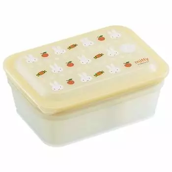 Skater Bento Box Ag+ антибактериальная пушистая упаковка интегрированная 1 ярус 450 мл Miffy PAS5AG-A