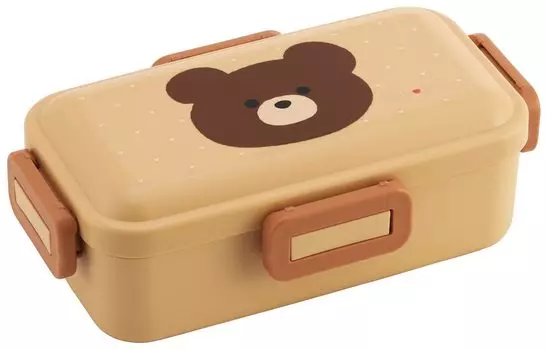 Skater Bento Box Bear 530 мл антибактериальная пушистая крышка-купол для женщин Сделано в Японии Pompon s PFLB6AG-A