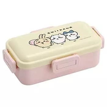 Skater Bento Box Chiikawa 530ml Antibacterial Fluffy Dome Lid for Women Made in Japan PFLB6AG-A