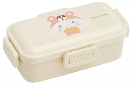 Skater Bento Box Cinnamoroll Headpiece Sanrio 530ml Antibacterial Fluffy Dome Lid for Women Made in Japan PFLB6AG-A