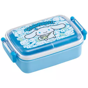 Skater Bento Box Cinnamoroll Ushiro Shiro Sanrio 450ml Antibacterial for Children Girls Made in Japan RBF3ANAG-A