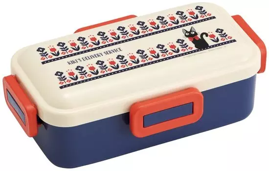 Skater Bento Box Delivery Service Современная антибактериальная пушистая крышка-купол объемом 530 мл для женщин, произведенная в Японии, Ghibli Kiki s PFLB6AG-A