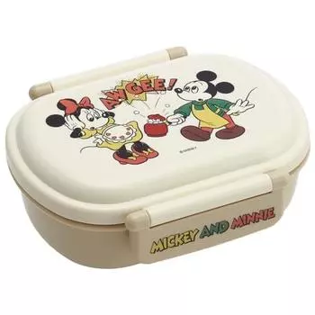 Skater Bento Box Disney Mickey Mouse & Friends Cooking 360ml Antibacterial for Children Made in Japan QAF2BAAG-A