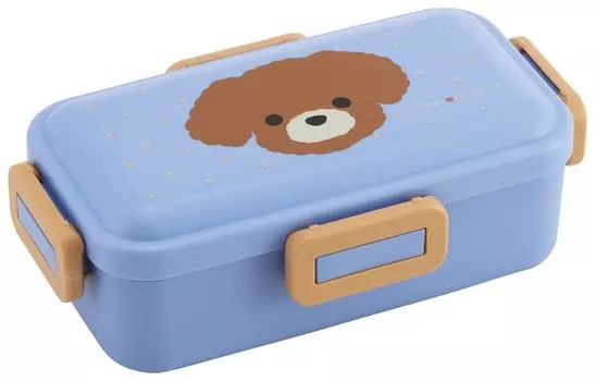 Skater Bento Box Dog 530 мл антибактериальная пушистая крышка-купол для женщин Сделано в Японии Pompon s PFLB6AG-A
