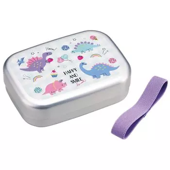 Skater Bento Box Happy Smile 370 мл алюминиевый теплый контейнер для хранения, подходящий для детей, сделано в Японии и ALB5NV-A