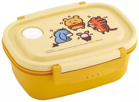 Skater Bento Box Kanahei Disney Winnie the Pooh 550ml Microwave Safe Storage Container Made in Japan XPM4-A
