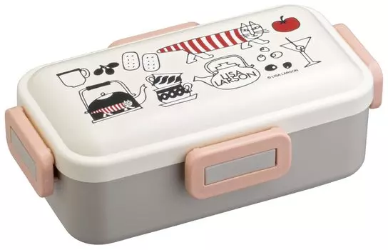 Skater Bento Box Lisa Larson Kitchen 530 мл антибактериальная пушистая крышка-купол для женщин Сделано в Японии PFLB6AG-A