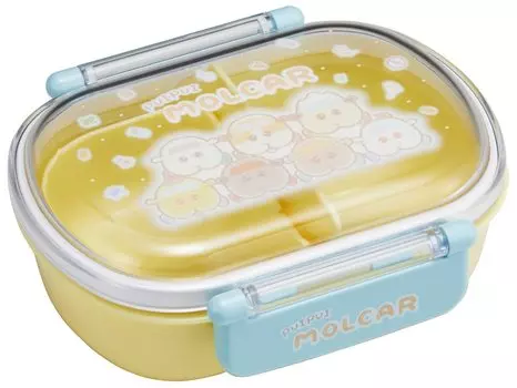 Skater Bento Box Lunch Box 360ml Antibacterial Puipui Molcar Fluffy Crayon Made in Japan Children s QAF2BAAG-A