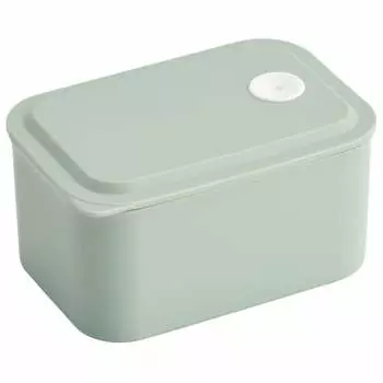 Skater Bento Box Mini Container 1 Tier 320ml Microwave Safe with Lid Lunch Case Lunch Box Sepia Green PL32B