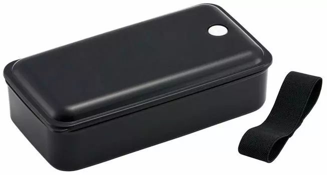 Skater Bento Box Silver Ion Antibacterial Fluffy Packing Integrated 1 Tier 830ml Retro French Black PAL8AG Ag+