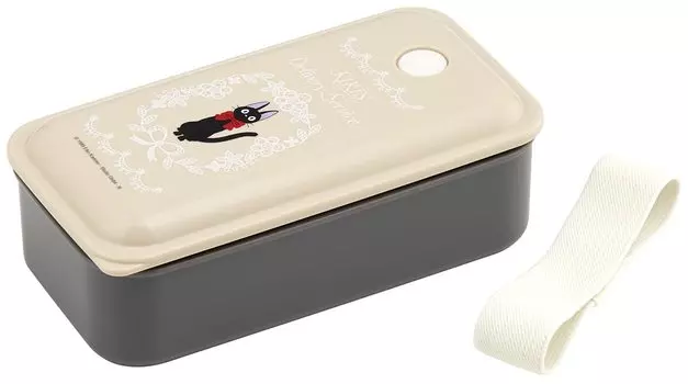 Skater Bento Box Silver Ion антибактериальная пушистая упаковка интегрированная 1 ярус 530 мл Jiji Delivery Service Ag+ Kiki s PAL5AG-A