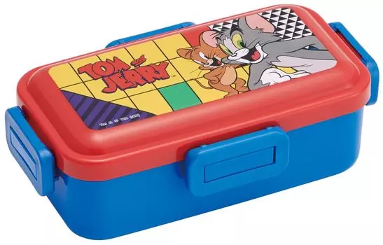Skater Bento Box Tom Jerry TOON 530ml Antibacterial Fluffy Dome Lid for Women Made in Japan & PFLB6AG-A