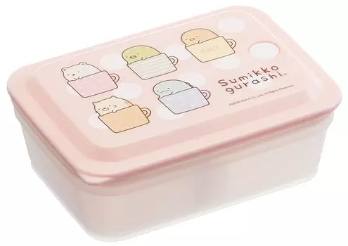 Skater Bento Integrated Air 1 Sumikko Gurashi Box, антибактериальный, пушистый, 600 мл, упаковка, клапан, ярус, PAS6AG-A