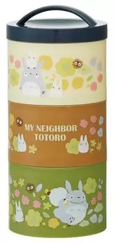Skater Bottle Shape Lunch Box 480ml Bento Box My Neighbor Totoro Garden LRT3