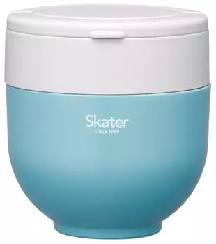 Skater Bowl Lunch Jar 540ml with Folding Handle Antibacterial Lake Green LDNO6AG Thermal/Cold