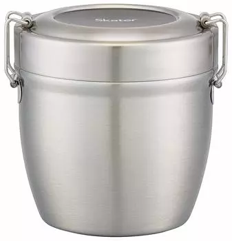 Skater Bowl Stainless Steel Lunch Box 550ml Silver Cold/Heat STLBD6-A