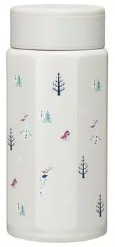 Skater Бутылка-кружка из нержавеющей стали 350 мл, удобная для удержания, восьмиугольная, термоизолированная бутылка для воды Disney Frozen Olaf STO4-A