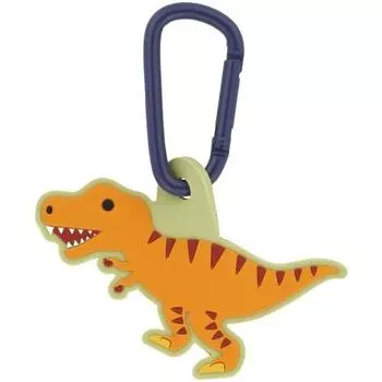 Skater Carabiner Dinosaur Tyrannosaurus Dinosaur ZELK1 with Rubber Mascot