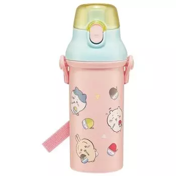 Skater Chikawa Water Bottle 480ml Children s Antibacterial Plastic Child Friendly Lightweight Made in Japan PSB5SANAG-A