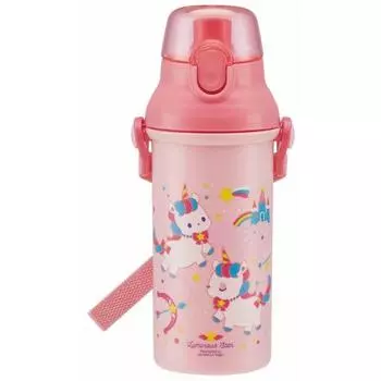 Skater Children s Ag+ Antibacterial Plastic Water Bottle 480ml Unicorn Girls Made in Japan PSB5SANAG-A