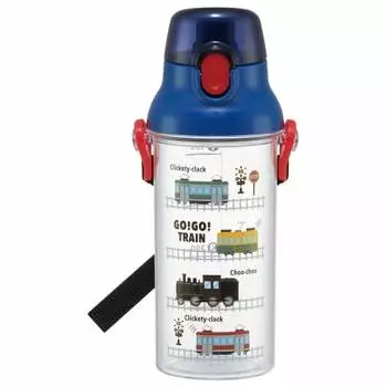 Skater Children s Clear Plastic Water Bottle 480ml Train with Scale to Manage Hydration PSB5TRC-A