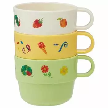 Skater Children s Cup Set of 3 Hungry Caterpillar Made in Japan KS31-A