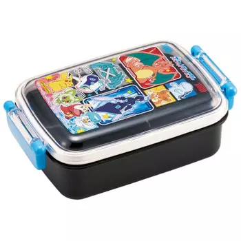 Skater Children s Lunch Box, 1 Tier, 450ml, Fluffy Dome Shape, Pokemon 24, Pokemon, Antibacterial, For Children, Made in Japan RBF3ANAG-A