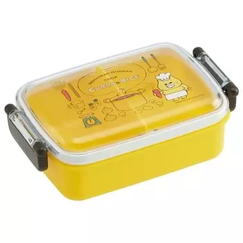 Skater Children s Lunch Box, 1 Tier, 450ml, Fluffy Dome Shape, Antibacterial, Kids Lunch, Made in Japan, Noraneko Gundan, Boys, Girls, RBF3ANAG