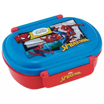 Skater Children s Lunch Box, 1 Tier, 360ml, with Core (Side Dishes Container), Dome Shape, Fluffy Kids Lunch, Antibacterial Treatment, Made in Japan,