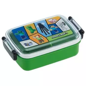 Skater Children s Lunch Box 1 Tier 450ml Fluffy Dome Shape Antibacterial Children s Made in Japan Minecraft 25 Minecraft Boys RBF3ANAG