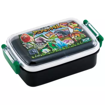 Skater Children s Lunch Box, 1 Tier, 450ml, Dome Shape, Fluffy Ania Kingdom, Ania Antibacterial, For Children, Made in Japan RBF3ANAG-A