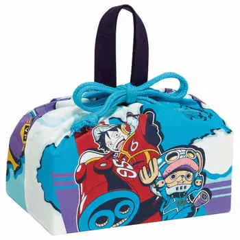 Skater Children s Lunch Box Drawstring Bag with Gusset Kids Made in Japan One Piece 24 KB7
