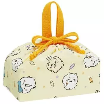 Skater Children s Lunch Box Drawstring Bag Chikawa Made in Japan KB7-A