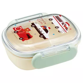 Skater Children s Lunch Box, Small Size, 1 Tier, 270ml, Fluffy Dome-shaped Kids Lunch, Antibacterial Treatment, Made in Japan, Tomica and Tom QAF1AG