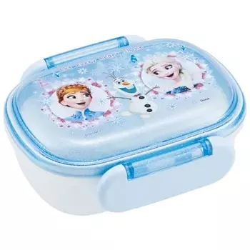 Skater Children s Lunch Box, Small Size, 1 Tier, 270ml, Fluffy Dome-Shaped Kids Lunch, Antibacterial Treatment, Made in Japan, Disney, Frozen, Girls,