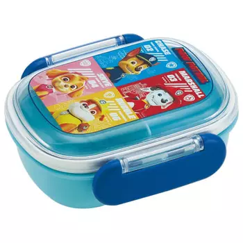 Skater Children s Lunch Box, Small Size, 1 Tier, 270ml, Fluffy Dome Shape, Kids Lunch, Antibacterial Treatment, Made in Japan, Paw Patrol, Boys QAF1AG