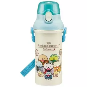 Skater Children s Plastic Water Bottle 480ml Ag+ Antibacterial Sumikkogurashi School Girls Made in Japan PSB5SANAG-A