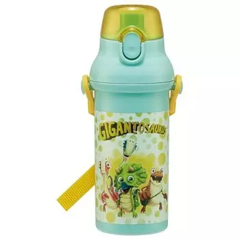 Skater Children s Plastic Water Bottle 480ml One Push Open/Close Antibacterial Child Friendly Lightweight Antibacterial Treatment Made in Japan Gigant