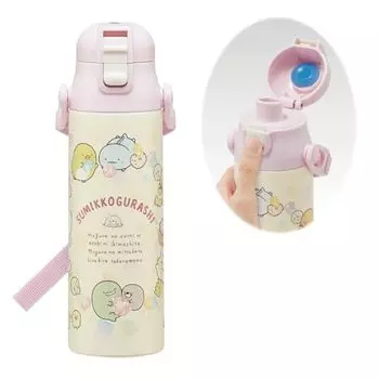 Skater Children s Stainless Steel Water Bottle Direct Drinking 580ml Sumikkogurashi Mole House Cold Storage Waterbottle Sports Bottle Cute Kids Childr