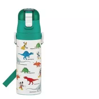 Skater Children s Stainless Steel Water Bottle Direct Drinking 470ml Mickey & Friends Dinosaur Child-friendly Lightweight Type Cold Storage Water Bott
