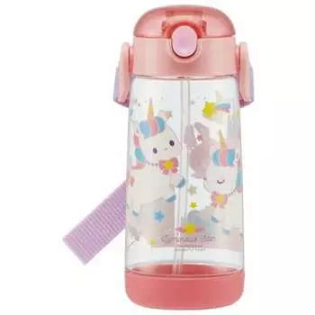 Skater Children s Water Bottle with Straw Clear Bottle Unicorn 480ml Girls PDSH5