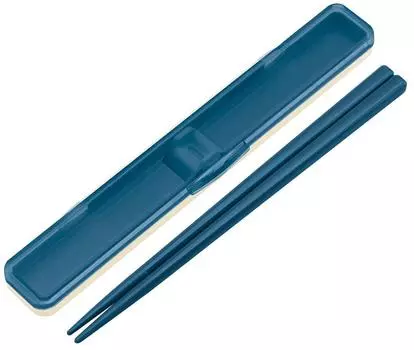 Skater Chopsticks Chopstick Box Set 18cm Retro French Navy Made in Japan ABC3-A