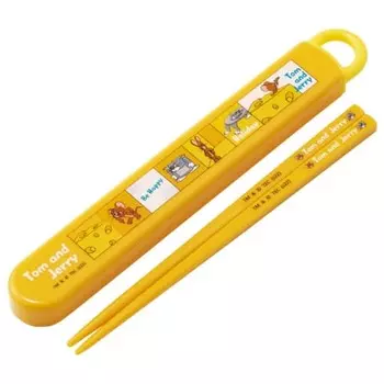 Skater Chopsticks Chopstick Box Set Tom & Jerry Happy 16.5cm Children s Antibacterial Made in Japan ABS2AMAG-A