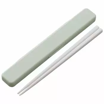 Skater Chopsticks Chopsticks Box Set 18cm Antibacterial Dull Green Made in Japan ABC3AG-A