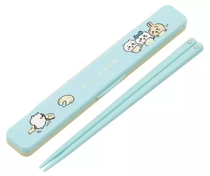 Skater Chopsticks Chopsticks Box Set Chikawa 18cm Antibacterial Adults Made in Japan ABC3AG-A