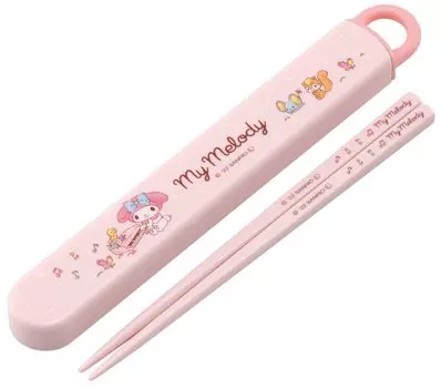 Skater Chopsticks Chopsticks Box Set My Melody Easy Music Sanrio Girls антибактериальные Сделано в Японии 16,5 см детские ABS2AMAG-A
