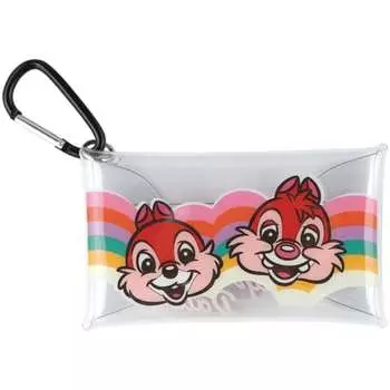 Skater Clear Multi Case Key Case Card Case Coin Case Disney Retro Chip & Dale ZCMC1-A